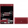 ZWILLING CLASSIC INOX Zestaw do manicure – czerwone skórzane etui, 5 elementów